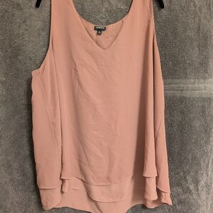 torrid Dusty Rose Layered V-Neck Sleeveless Camisole